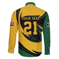 South African Springbok Cricket Custom Family Matching Puletasi and Hawaiian Shirt Unique Pattern