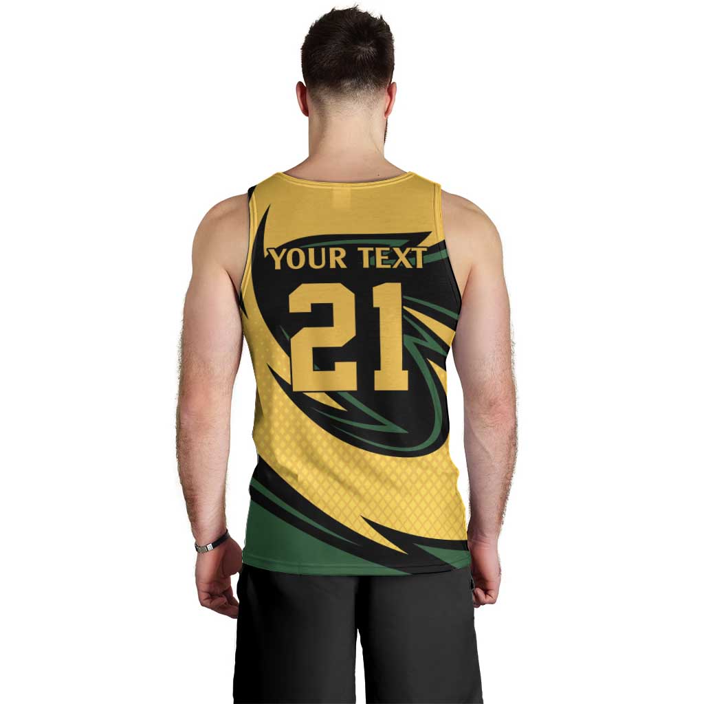 South African Springbok Cricket Custom Men Tank Top Unique Pattern