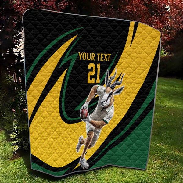 South African Springbok Cricket Custom Quilt Unique Pattern - Wonder ...