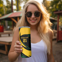 South African Springbok Cricket Custom Skinny Tumbler Unique Pattern