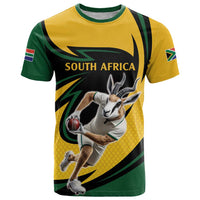 South African Springbok Cricket Custom T Shirt Unique Pattern