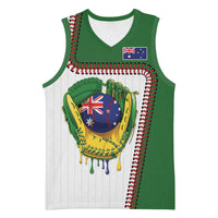 Custom Dripping Baseball Australia Basketball Jersey