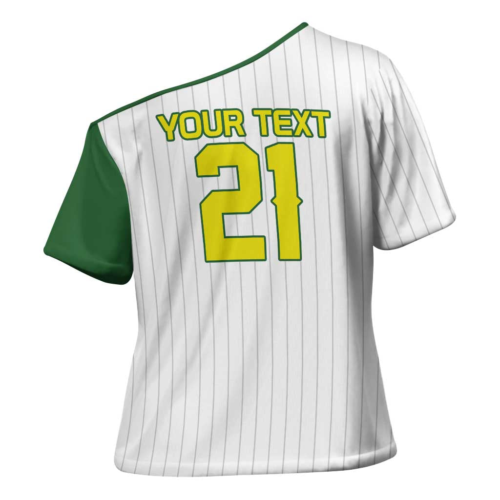Custom Dripping Baseball Australia Cross Shoulder Shirt