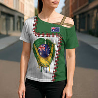 Custom Dripping Baseball Australia Cross Shoulder Shirt