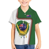 Custom Dripping Baseball Australia Kid Hawaiian Shirt
