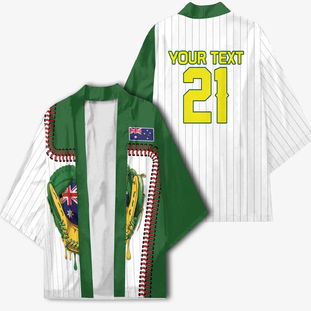 Custom Dripping Baseball Australia Kimono