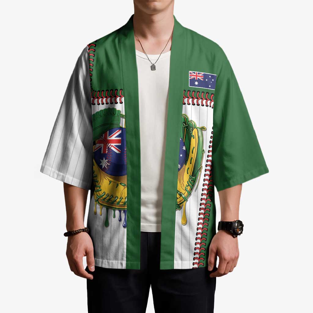 Custom Dripping Baseball Australia Kimono