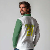 Custom Dripping Baseball Australia Long Sleeve Polo Shirt