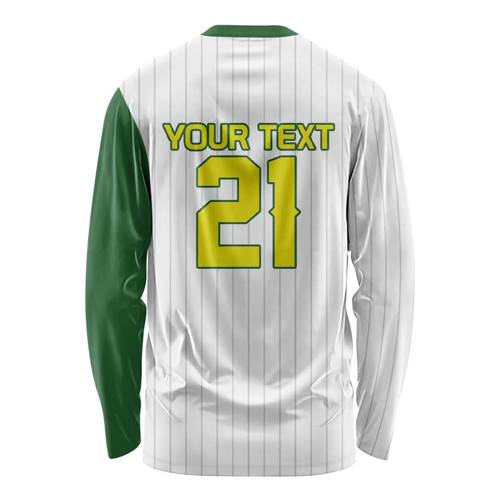 Custom Dripping Baseball Australia Long Sleeve Shirt