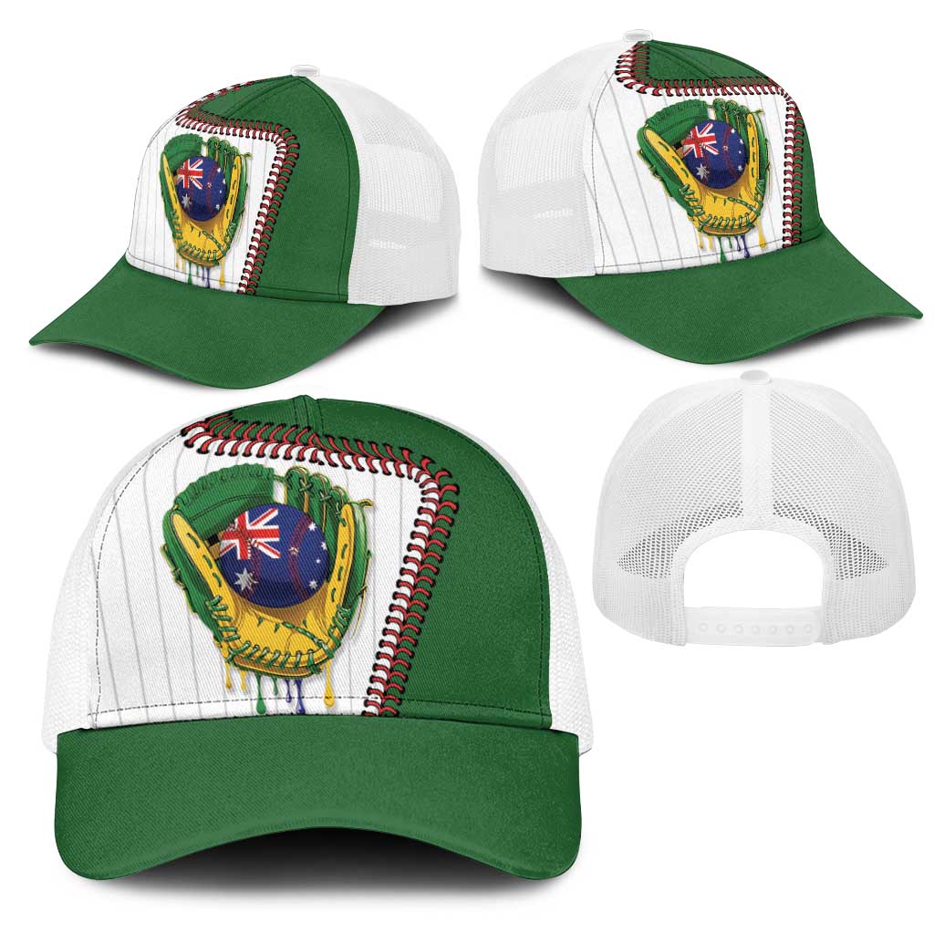 Dripping Baseball Australia Mesh Trucker Cap