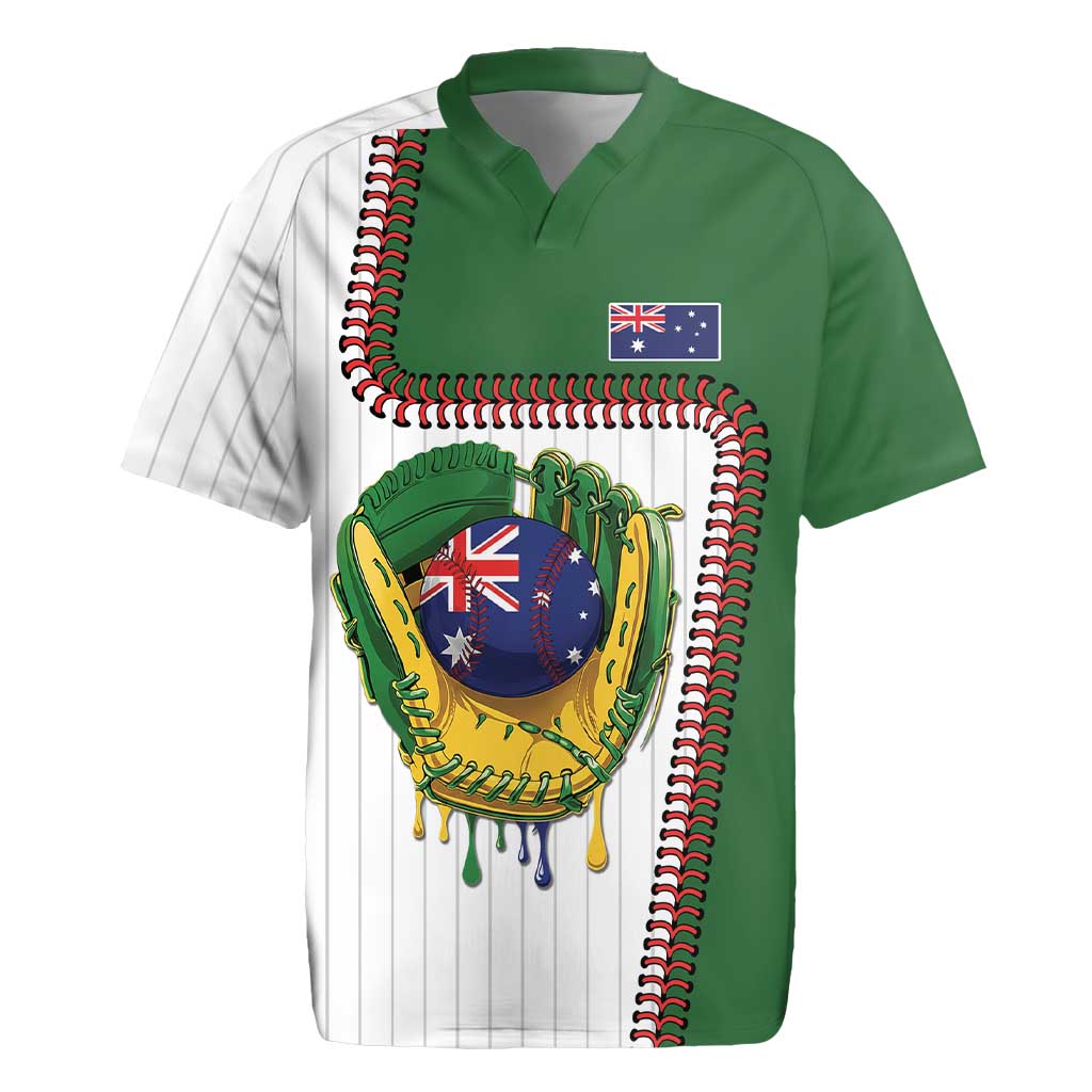Custom Dripping Baseball Australia Rugby Jersey