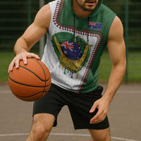 Custom Dripping Baseball Australia Sleeveless Hoodie