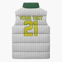 Custom Dripping Baseball Australia Sleeveless Puffer Jacket