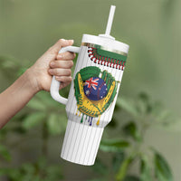 Custom Dripping Baseball Australia Tumbler With Handle