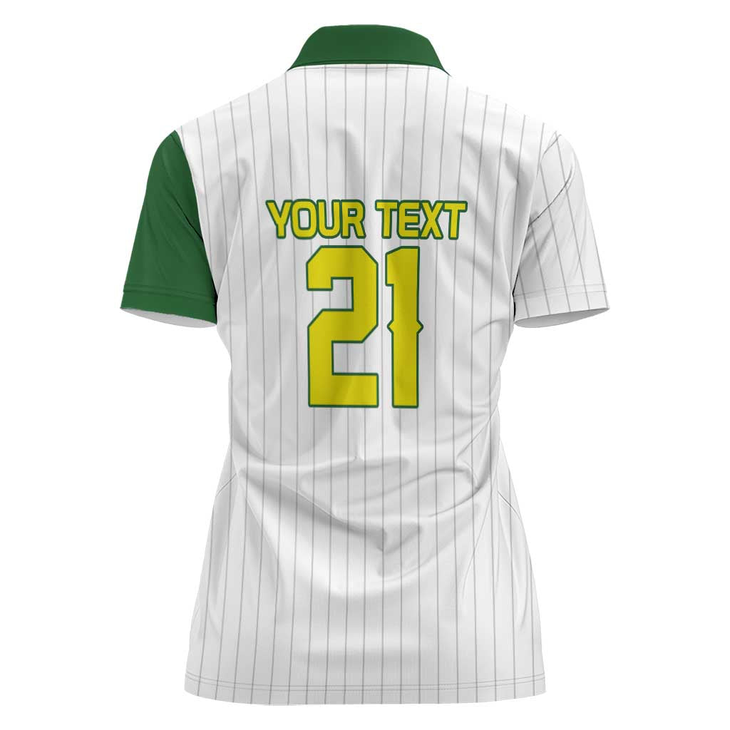 Custom Dripping Baseball Australia Women Polo Shirt