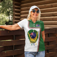 Custom Dripping Baseball Australia Women Polo Shirt