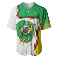 Custom Dripping Baseball Brazil Baseball Jersey