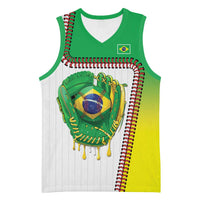Custom Dripping Baseball Brazil Basketball Jersey