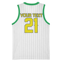 Custom Dripping Baseball Brazil Basketball Jersey