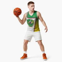Custom Dripping Baseball Brazil Basketball Jersey