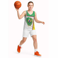 Custom Dripping Baseball Brazil Basketball Jersey