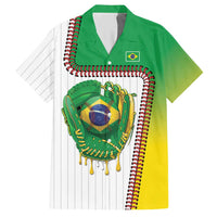 Custom Dripping Baseball Brazil Hawaiian Shirt
