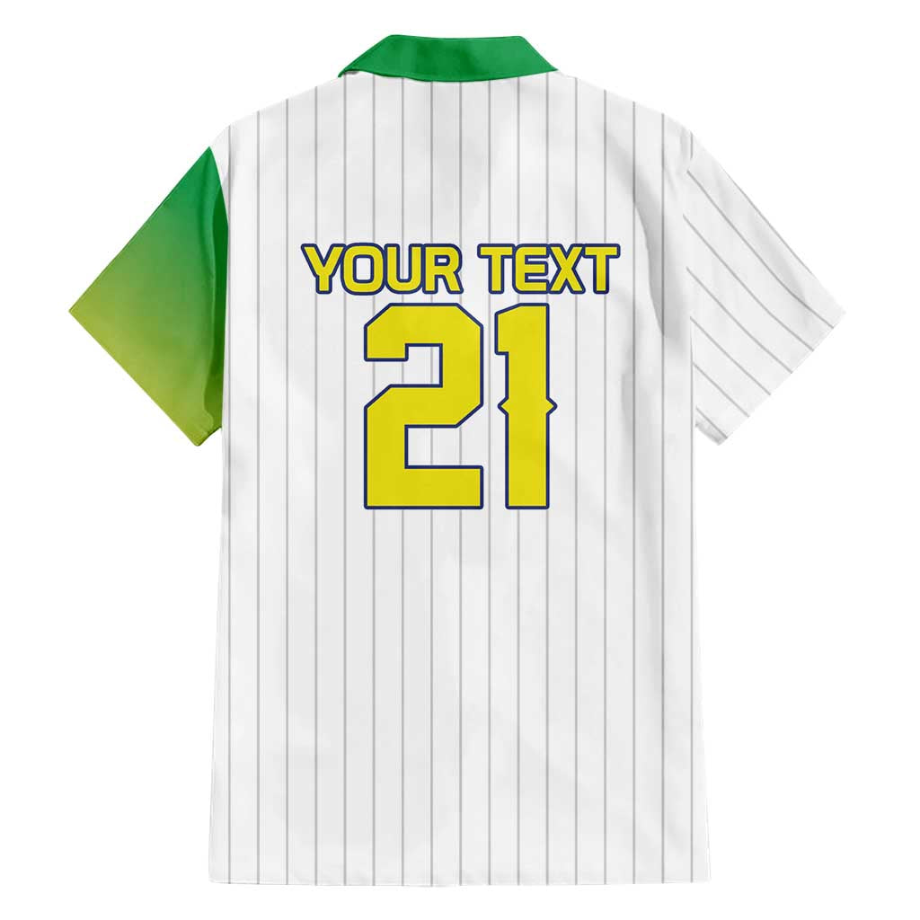 Custom Dripping Baseball Brazil Hawaiian Shirt