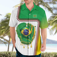 Custom Dripping Baseball Brazil Hawaiian Shirt