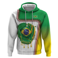 Custom Dripping Baseball Brazil Hoodie