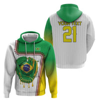Custom Dripping Baseball Brazil Hoodie