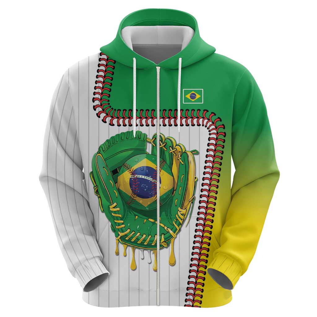 Custom Dripping Baseball Brazil Hoodie