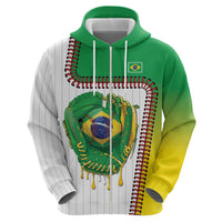 Custom Dripping Baseball Brazil Hoodie