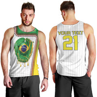 Custom Dripping Baseball Brazil Men Tank Top