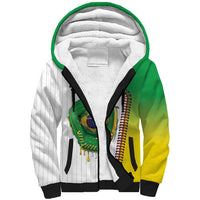 Custom Dripping Baseball Brazil Sherpa Hoodie