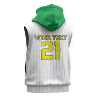 Custom Dripping Baseball Brazil Sleeveless Hoodie