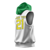Custom Dripping Baseball Brazil Sleeveless Hoodie