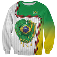 Custom Dripping Baseball Brazil Sweatshirt