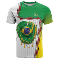 Custom Dripping Baseball Brazil T Shirt