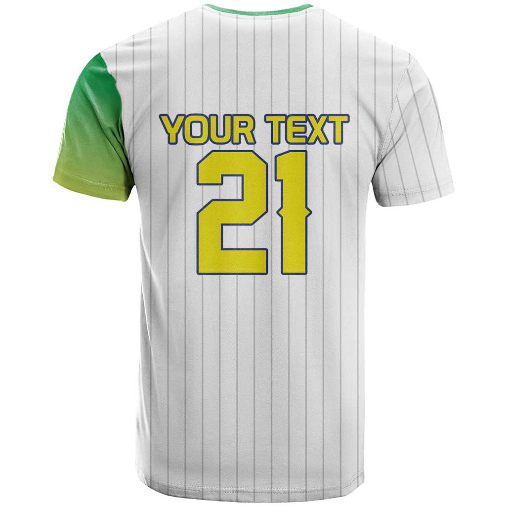 Custom Dripping Baseball Brazil T Shirt