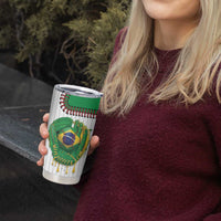 Custom Dripping Baseball Brazil Tumbler Cup