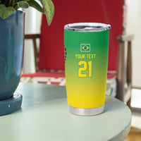 Custom Dripping Baseball Brazil Tumbler Cup