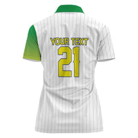 Custom Dripping Baseball Brazil Women Polo Shirt