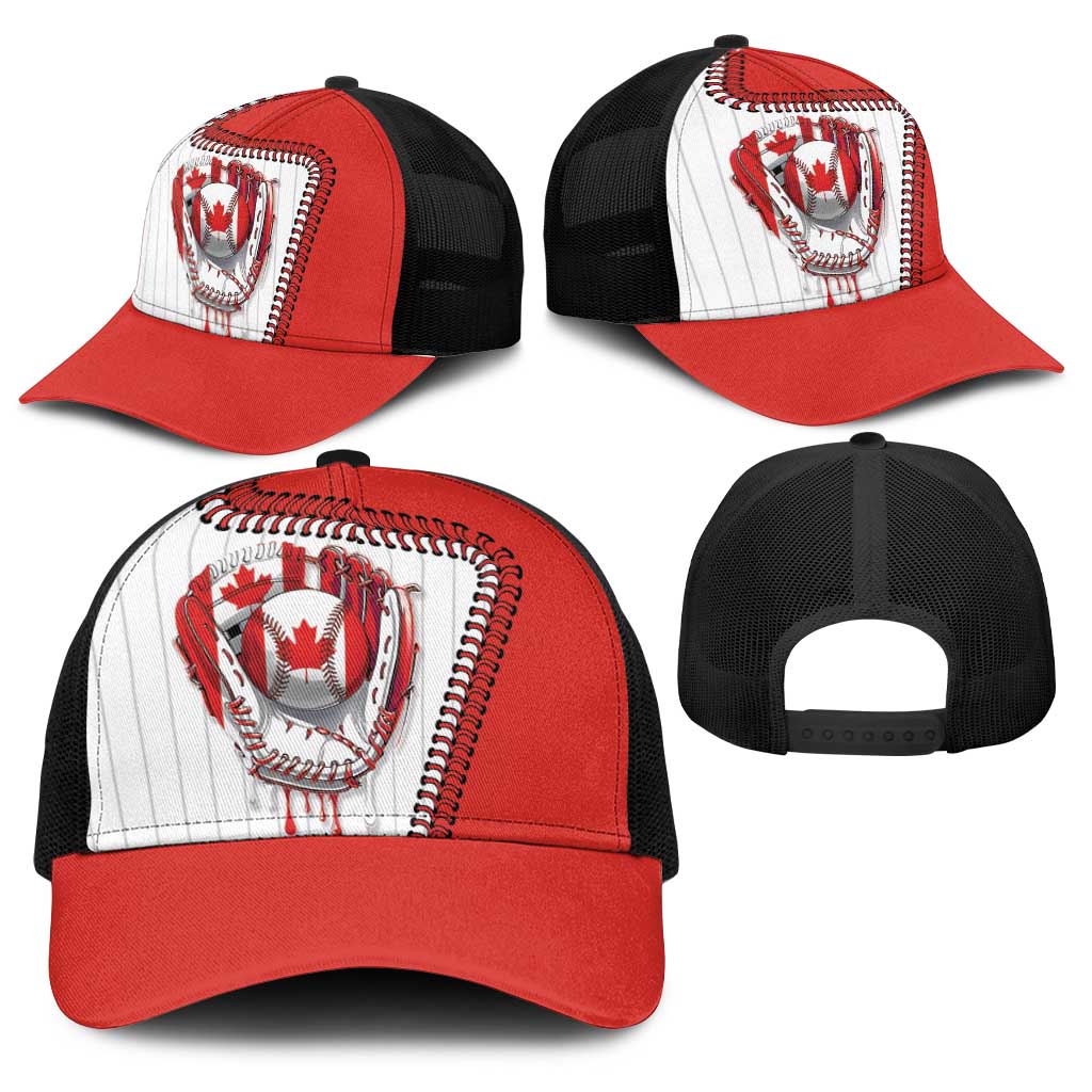 Dripping Baseball Canada Baseball Net Cap
