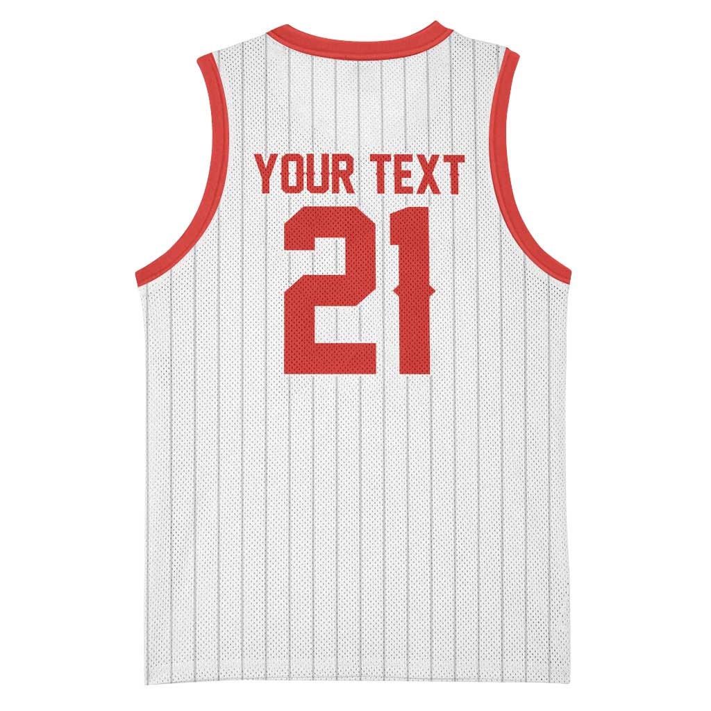Custom Dripping Baseball Canada Basketball Jersey