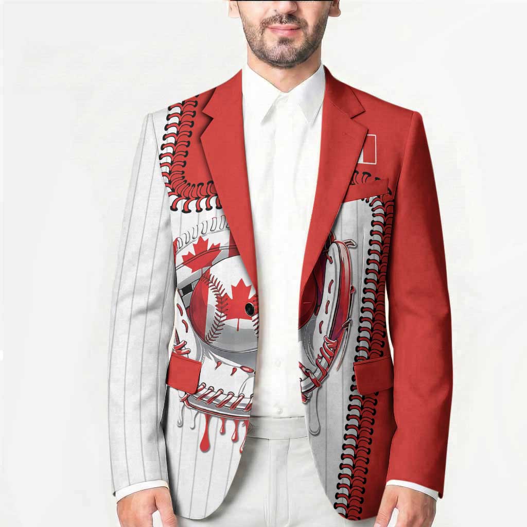 Custom Dripping Baseball Canada Blazer