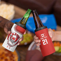 Custom Dripping Baseball Canada 4 in 1 Can Cooler Tumbler