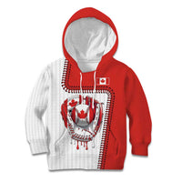 Custom Dripping Baseball Canada Kid Hoodie