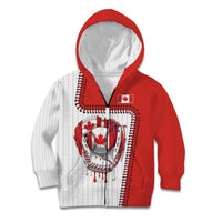 Custom Dripping Baseball Canada Kid Hoodie