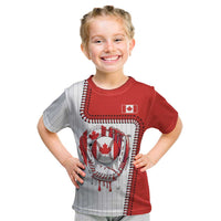 Custom Dripping Baseball Canada Kid T Shirt