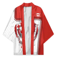 Custom Dripping Baseball Canada Kimono